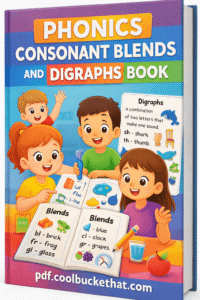 Phonics Consonant Blends and Digraphs Book