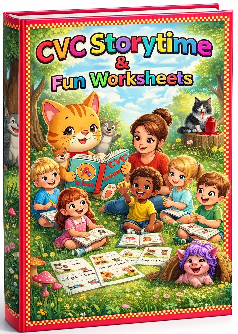 CVC Story Time Fun Worksheets
