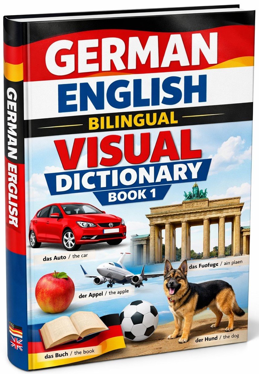 German English Bilingual Visual Dictionary Book 1